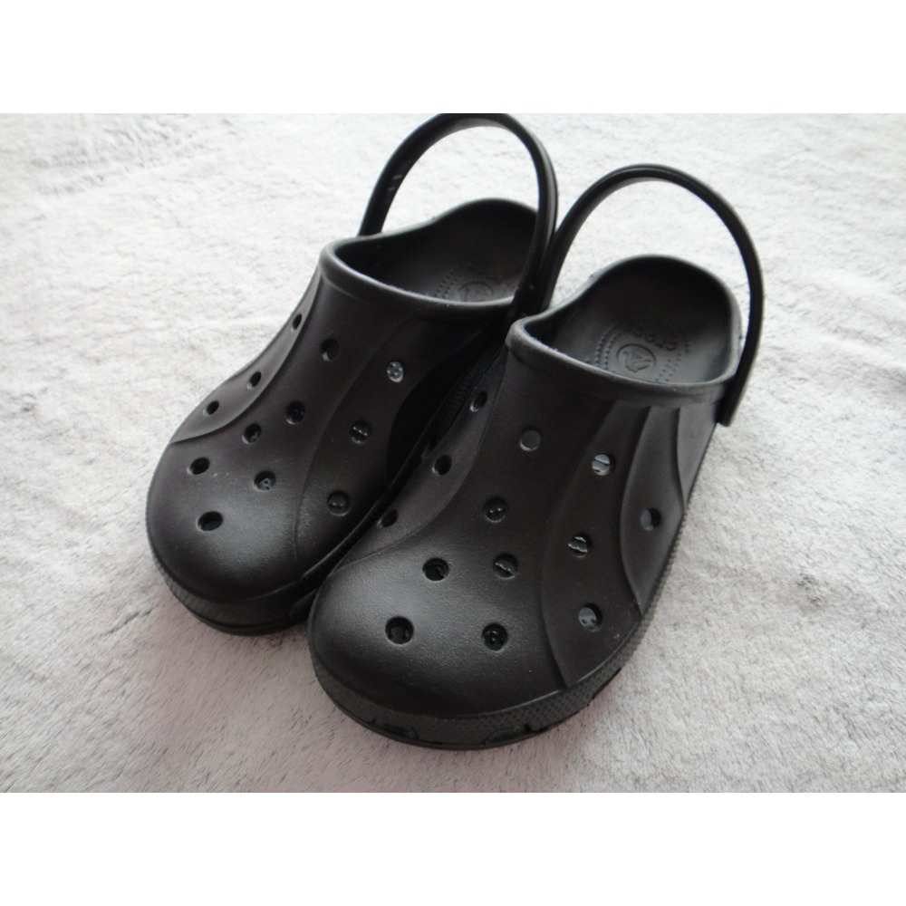 Crocs Classic Baya Clog Men's Black Slip On Comfort Shoes Clogs Size M11 EUC